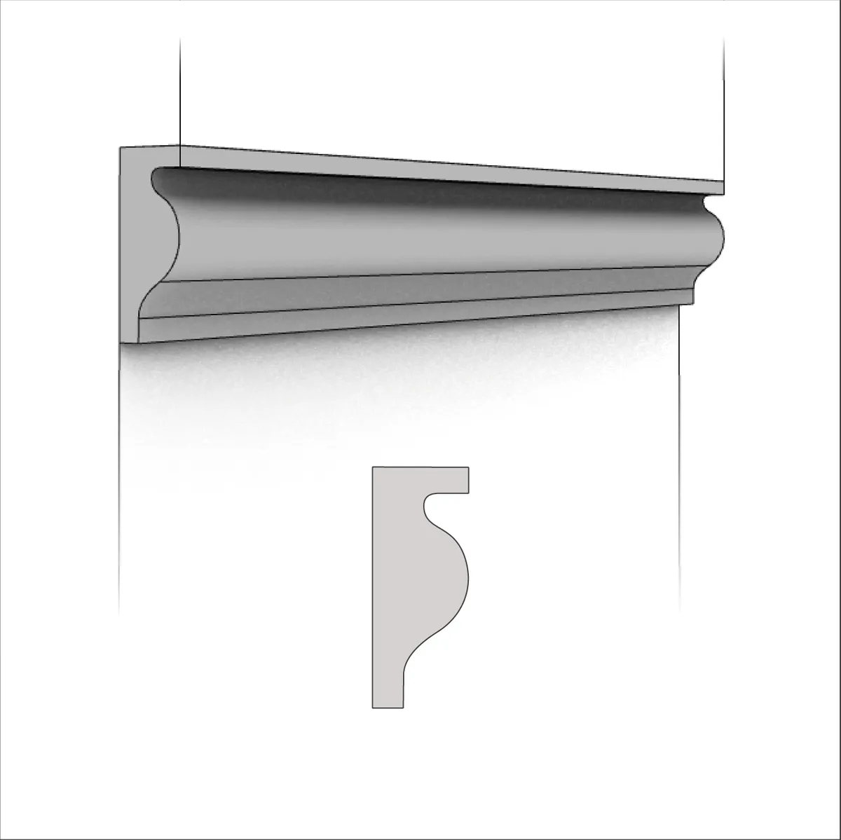 Moldura exterior 14E